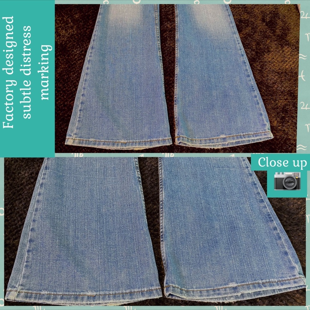 ⭐️SUPER RARE VINTAGE Y2K JUICY COUTURE ASTROLOGY ZODIAC CAPRICORN FLARE JEANS 29 - Picture 9 of 16